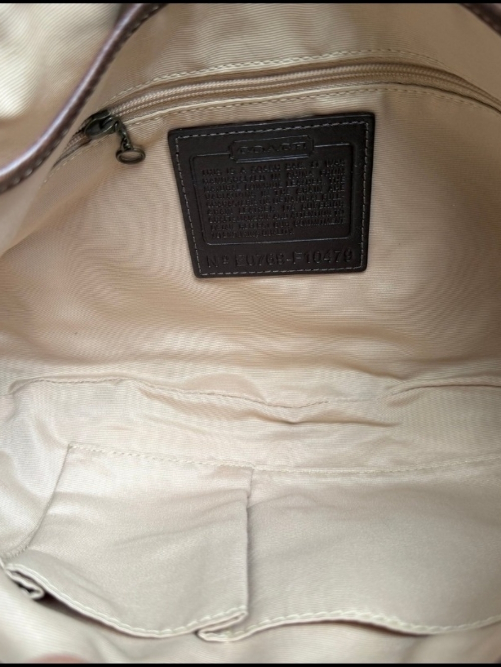 Rare And Unique Coach Soho Bag 100% Leather - Picture 10 of 10